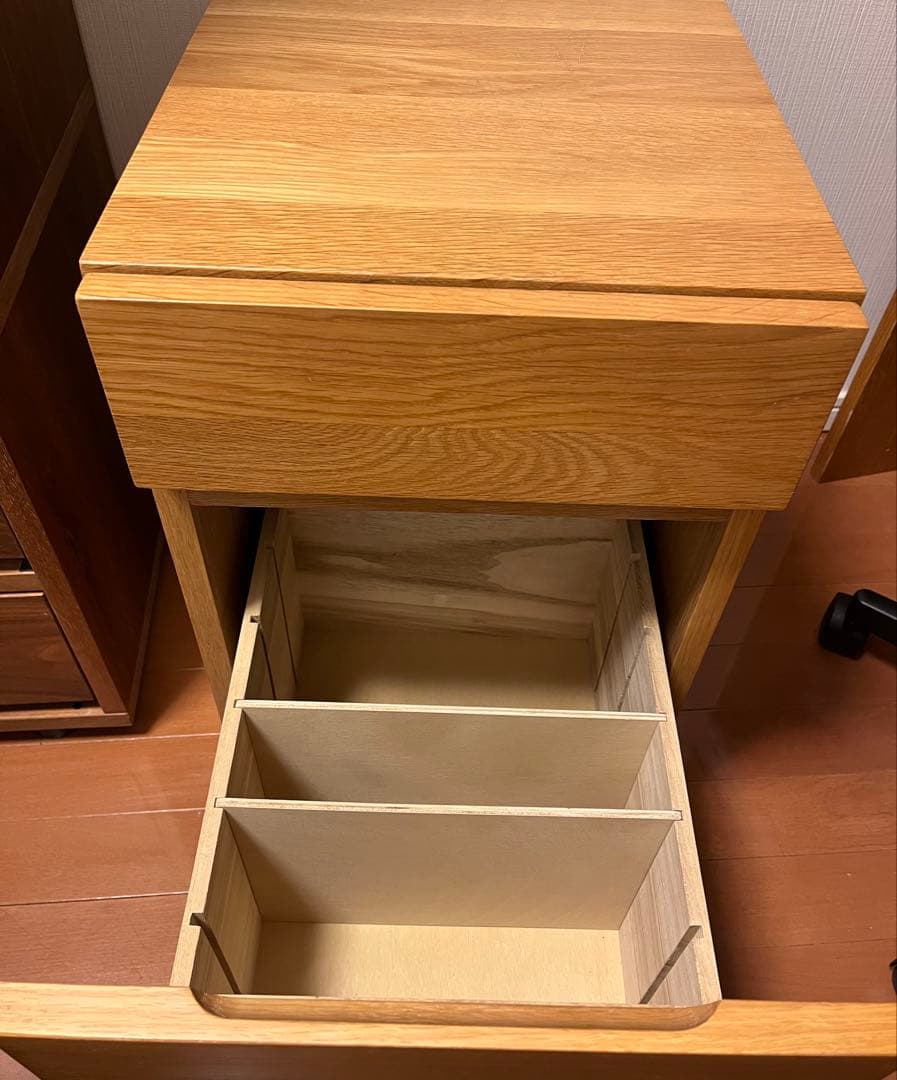 あきち様　エコメルカリMUJI 良品計画 タモ材 木製デスクキャビネット