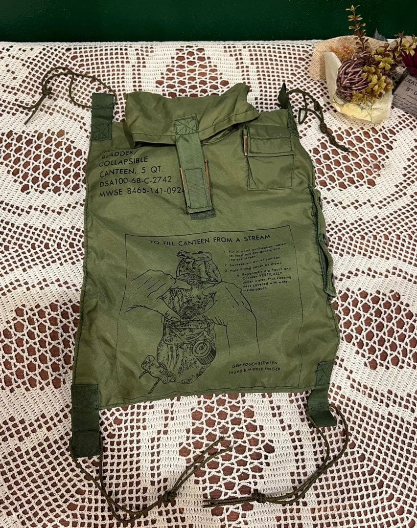 希少 米軍 ベトナム戦争 5QTキャンティーン カバー