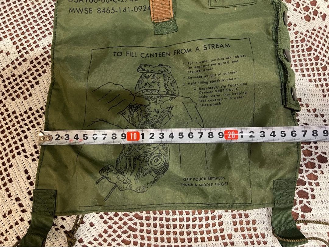 希少 米軍 ベトナム戦争 5QTキャンティーン カバー
