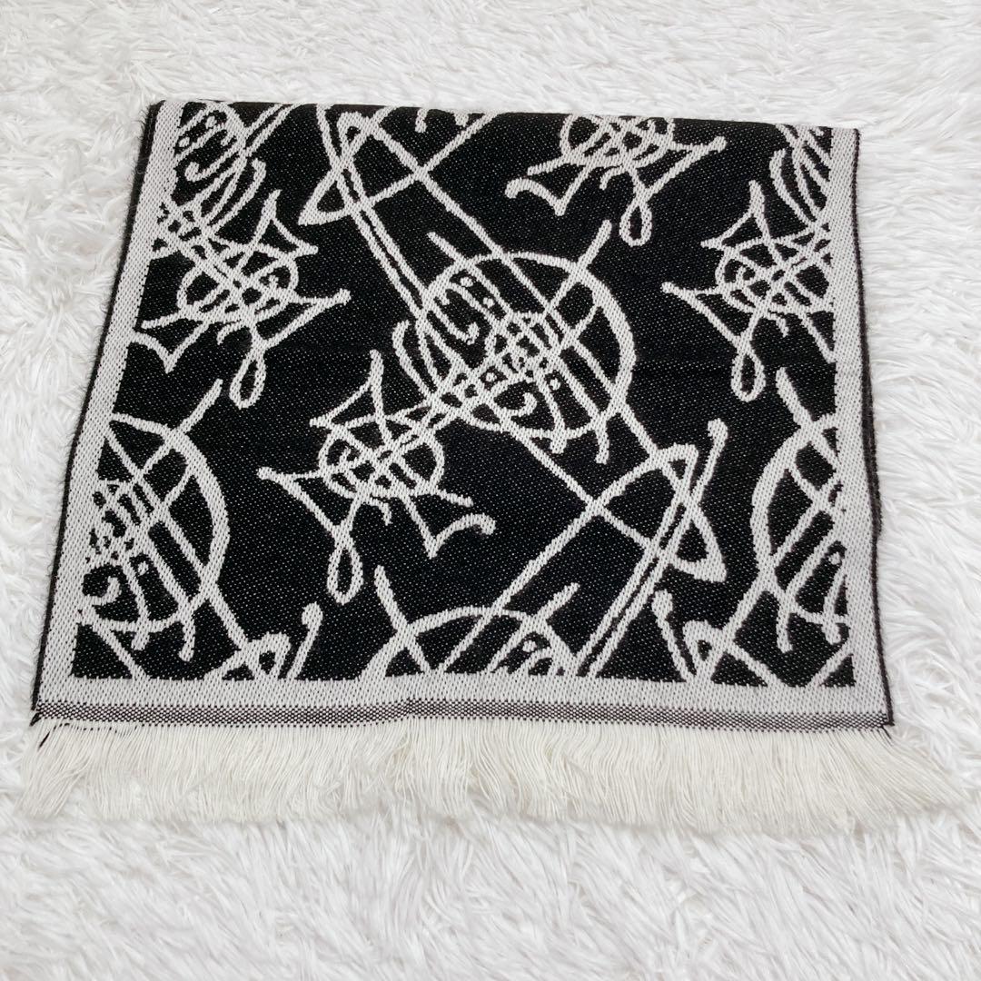 Vivienne Westwood 大判 イタリア製 マフラー オーブ ロゴ総柄