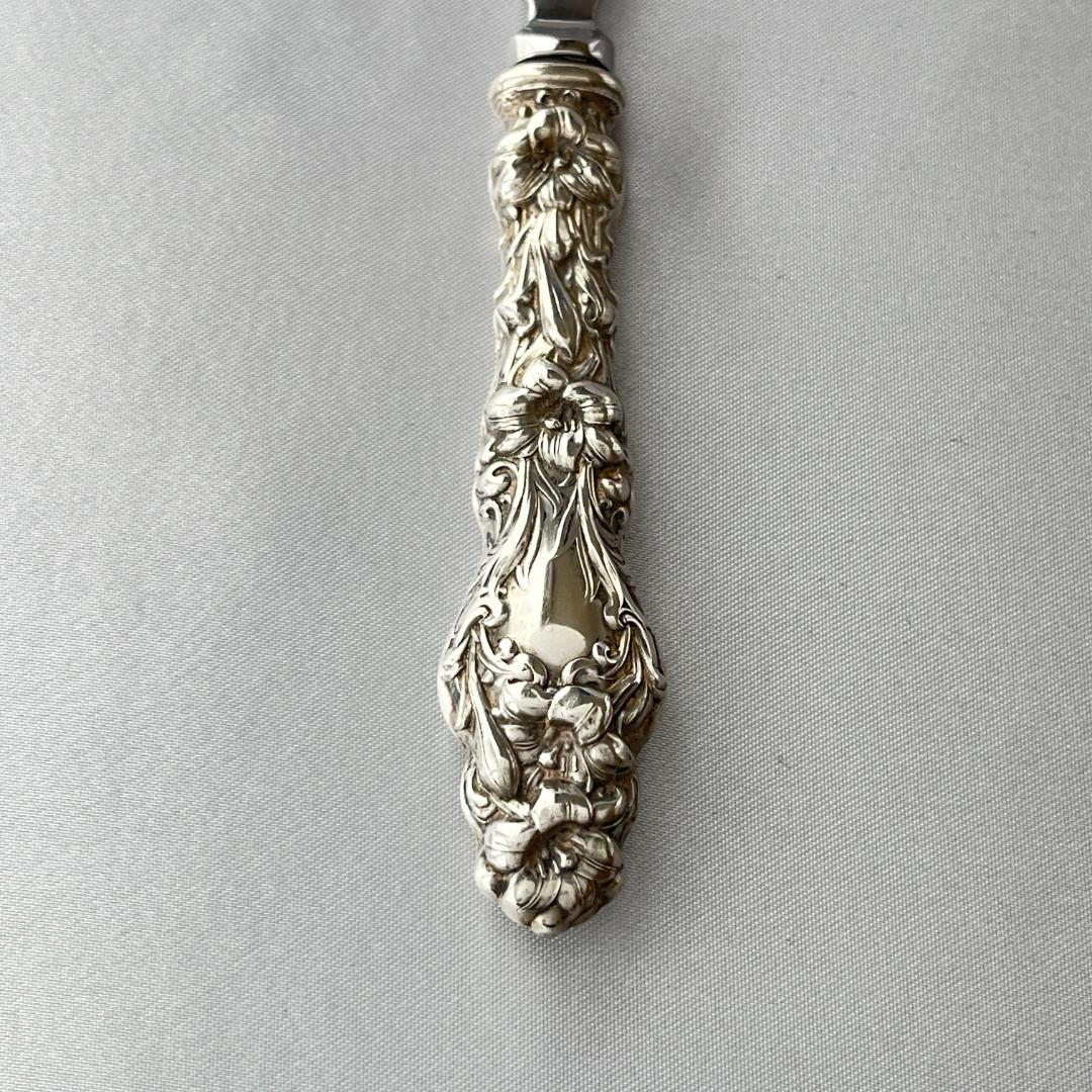 【Gorham】 アールヌーボー レターオープナー / レターナイフ【純銀】