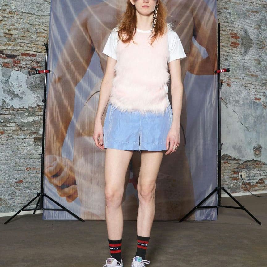 即完売品✨️コムデギャルソンガール フェイクファーTシャツ XS