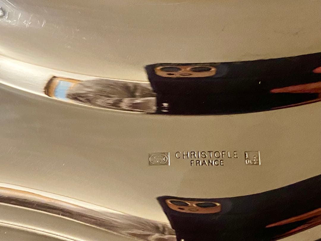 【☆超レアアイテム☆】クリストフル 花リムプレート