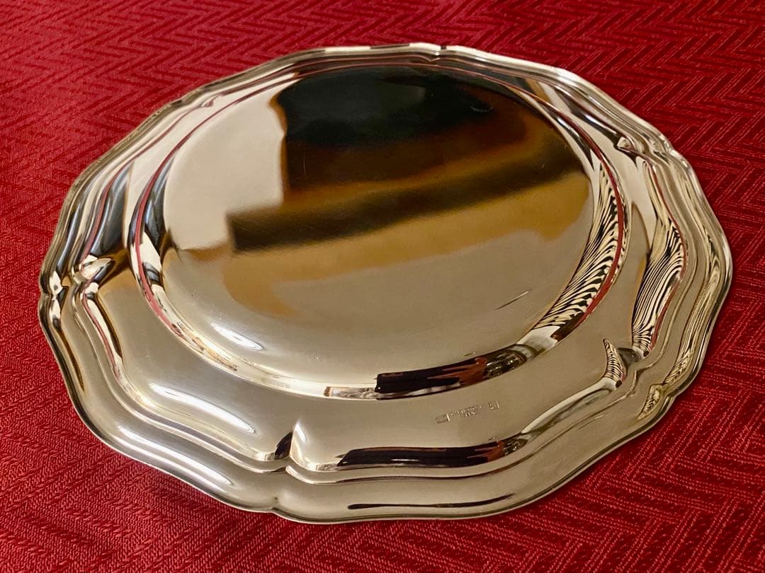 【☆超レアアイテム☆】クリストフル 花リムプレート