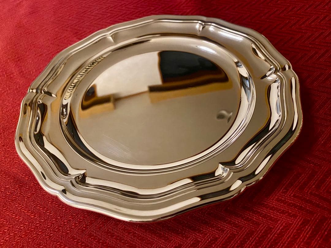 【☆超レアアイテム☆】クリストフル 花リムプレート