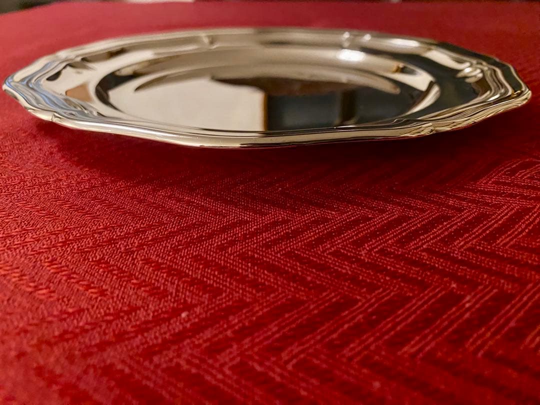 【☆超レアアイテム☆】クリストフル 花リムプレート