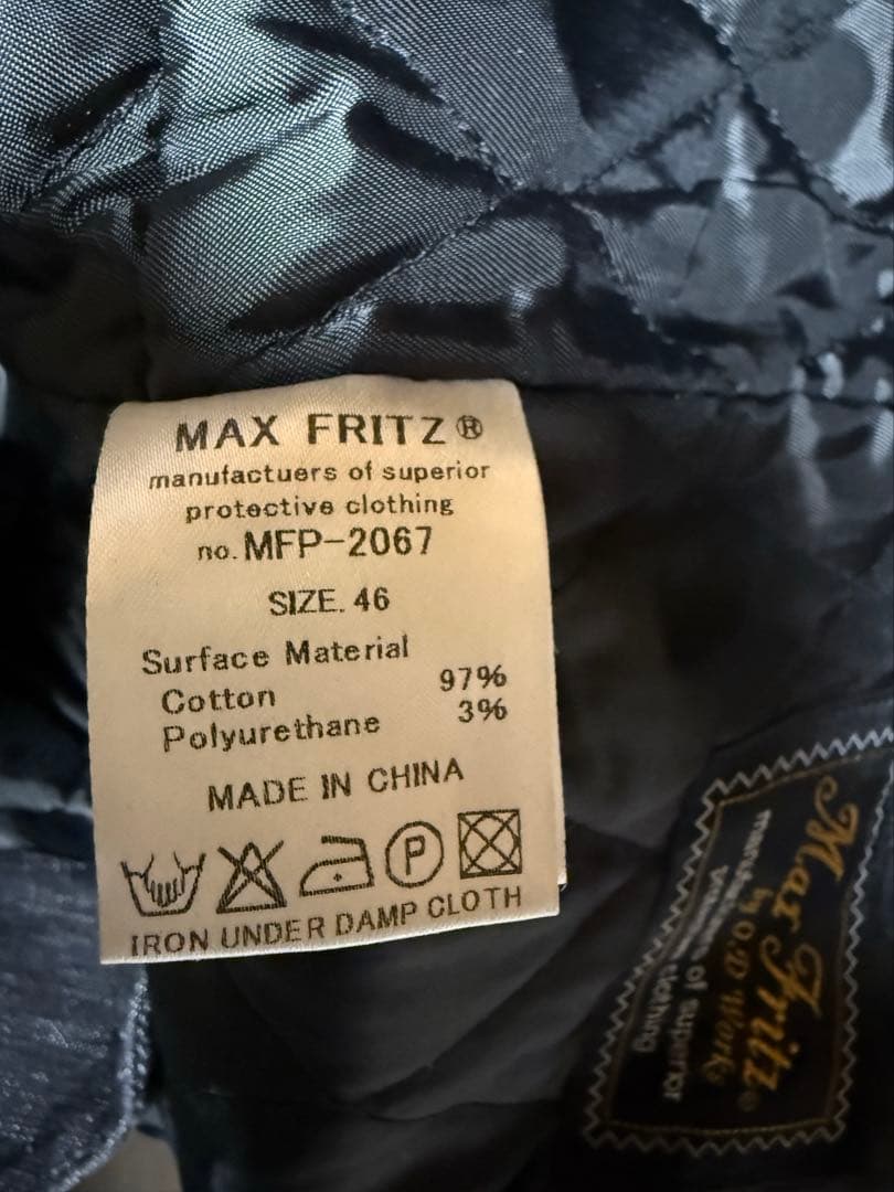 MAX FRITZ マックスフリッツMFP-2067 46 黒 防寒