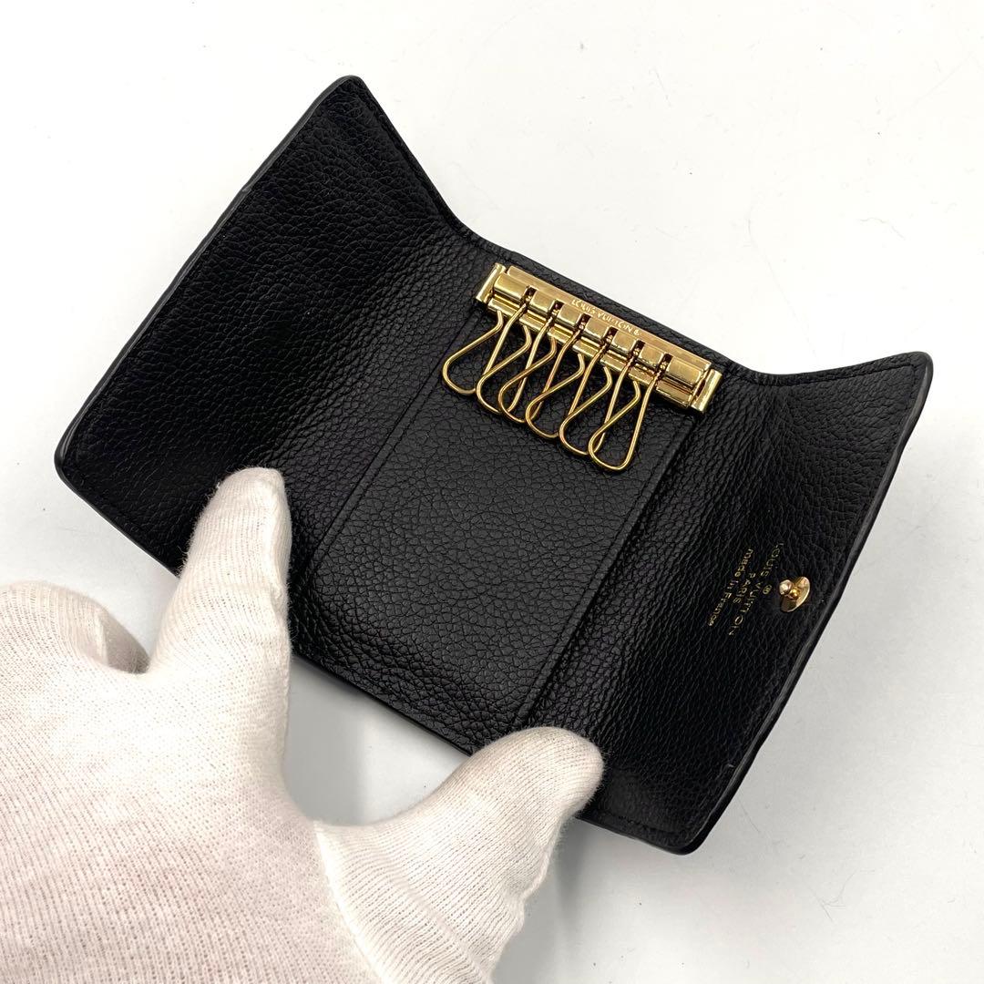 《超美品》ルイヴィトン キーケース 6連 アンプラント ミュルティクレ 黒系