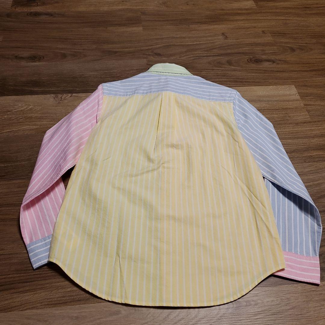 ももRalph Lauren 多色ストライプ 長袖シャツ