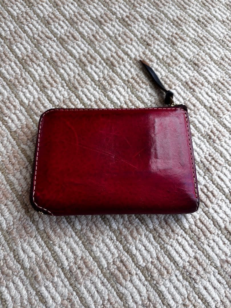 Ryu 二つ折り財布 赤