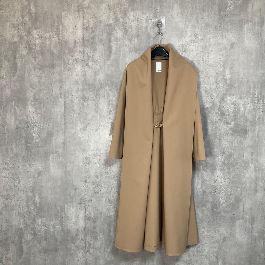 専用【JENNE】　ショール風オードリーコート　ロングコート　M