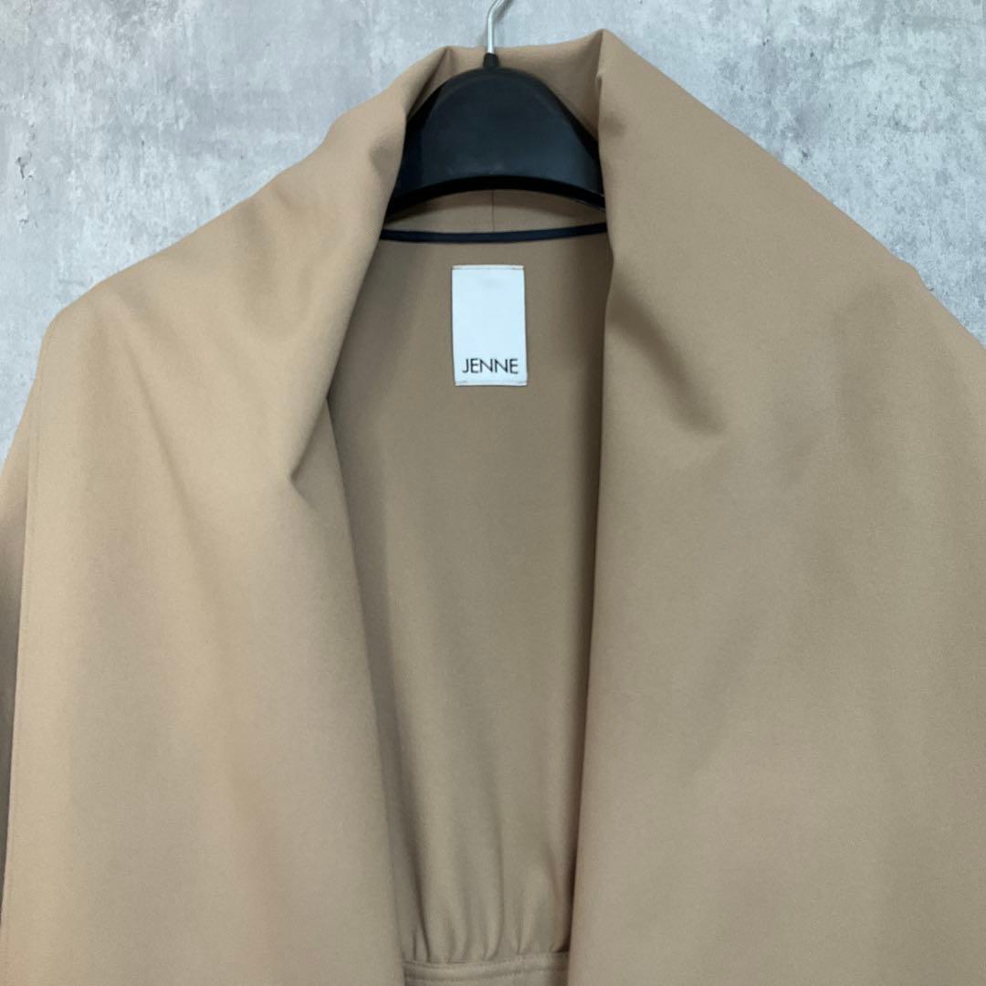 専用【JENNE】　ショール風オードリーコート　ロングコート　M