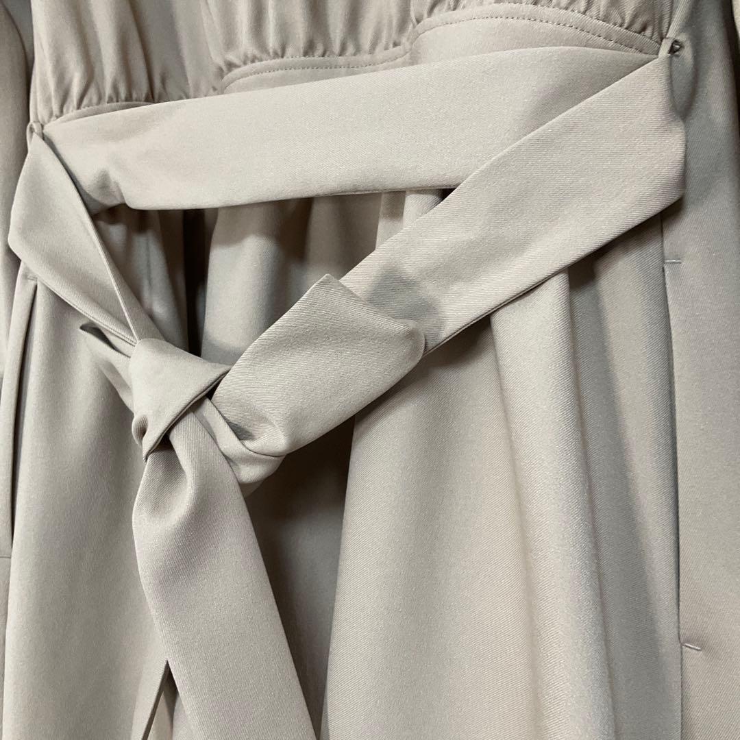 専用【JENNE】　ショール風オードリーコート　ロングコート　M