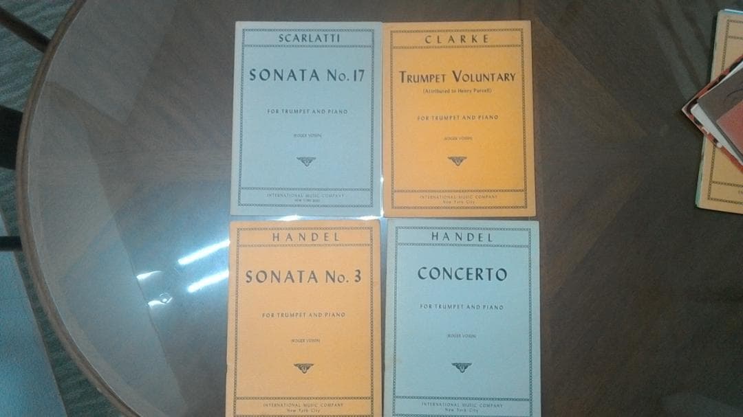 楽譜　トランペット　コンチェルト等　29曲　おまけミニチュアスコア26冊