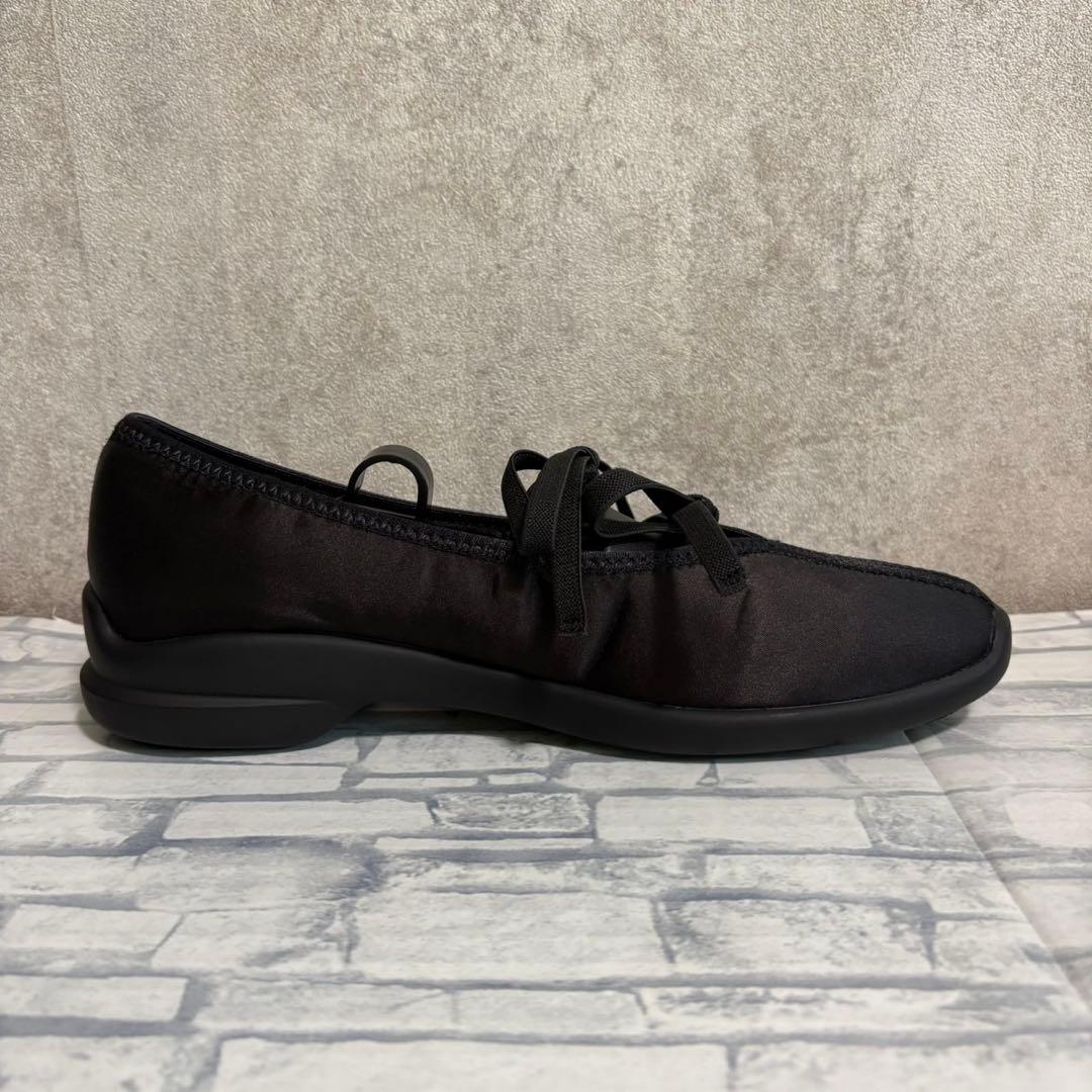 美品 ルタロン ダブルリボン バレリーナシューズ