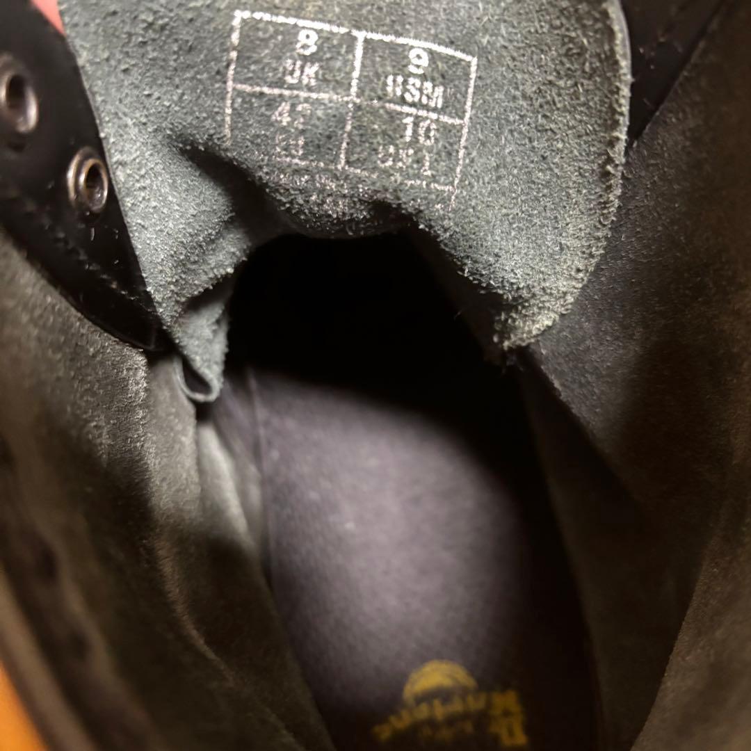 ドクターマーチン UK8(約27cm) 8ホール 白ステッチ