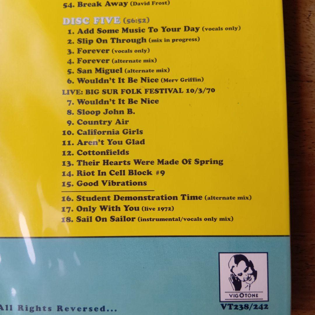 ビーチボーイズ　Goodbye Surfing, Hello God! 5CD