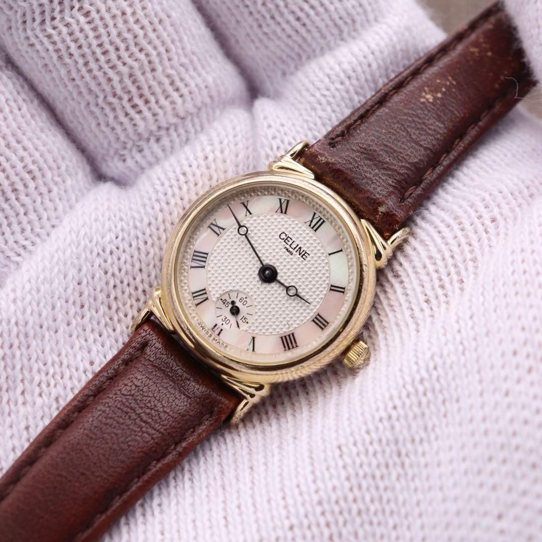 正規品【新品電池】CELINE D2903-3/動作良好 人気モデル 動作品