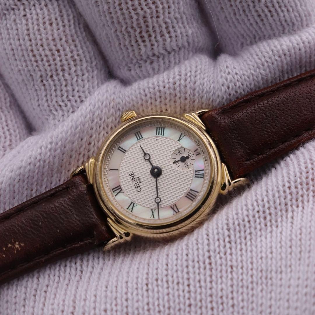 正規品【新品電池】CELINE D2903-3/動作良好 人気モデル 動作品