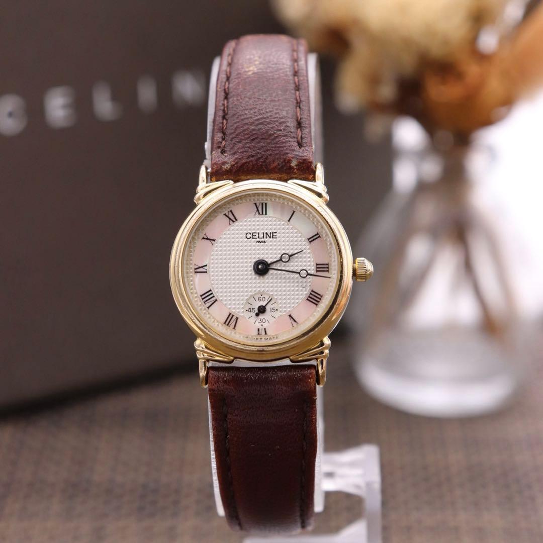 正規品【新品電池】CELINE D2903-3/動作良好 人気モデル 動作品