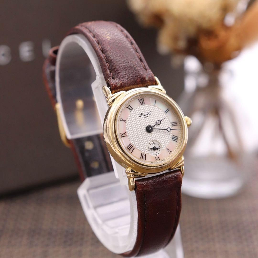 正規品【新品電池】CELINE D2903-3/動作良好 人気モデル 動作品