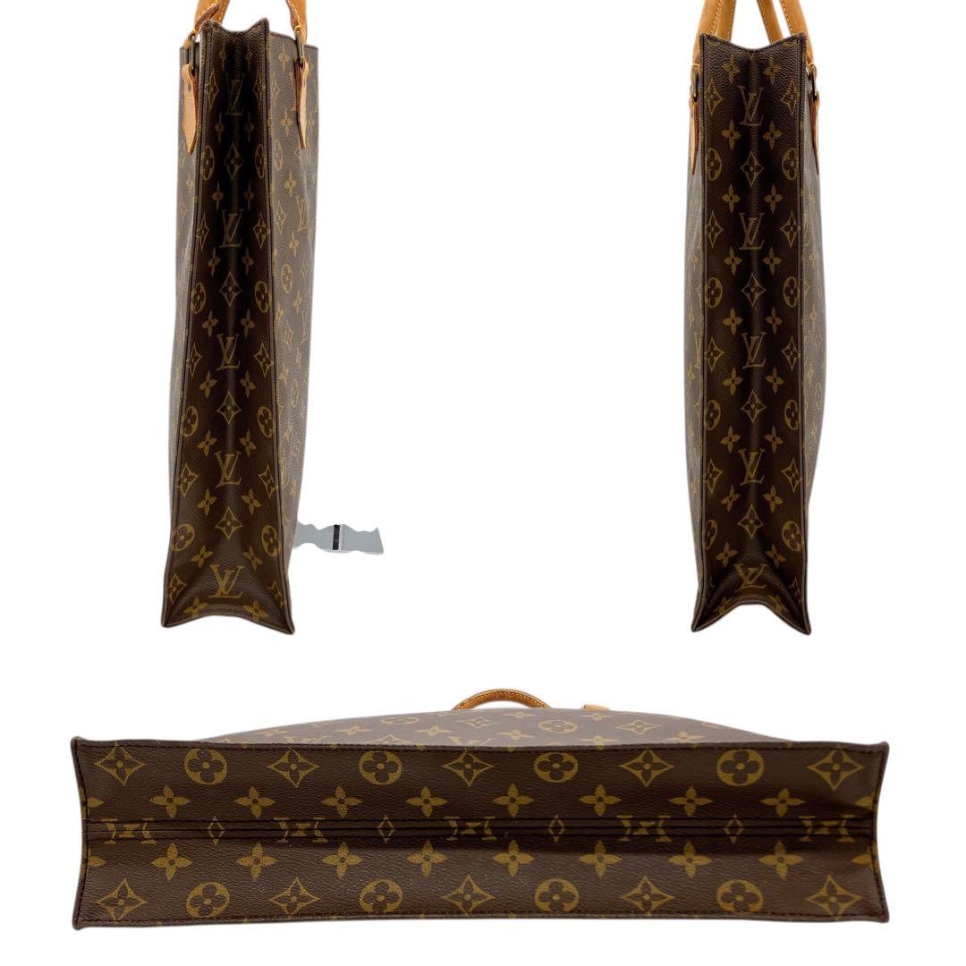 【LOUIS VUITTON】サックプラ　モノグラム　トートバッグ　PVC