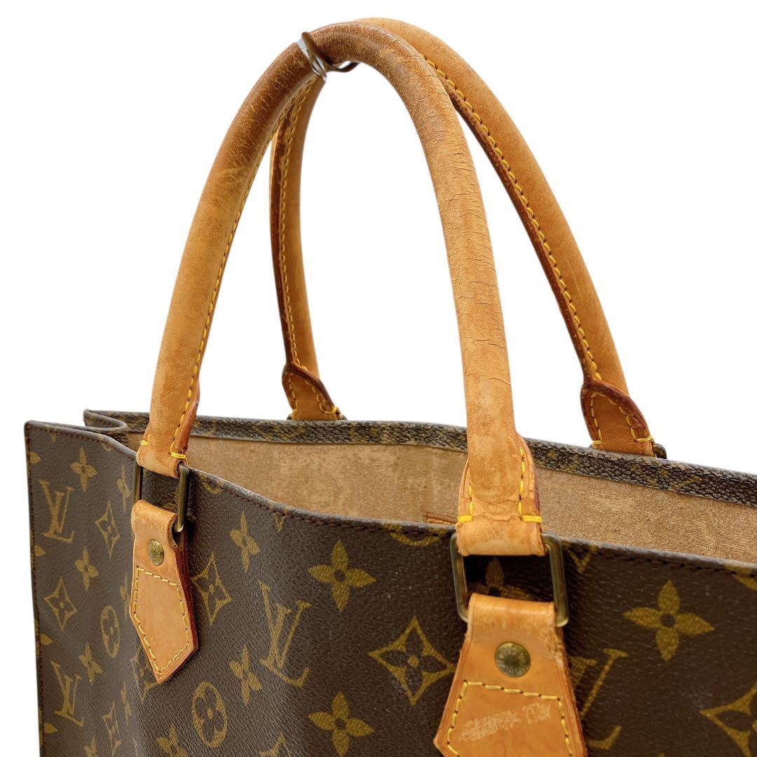 【LOUIS VUITTON】サックプラ　モノグラム　トートバッグ　PVC