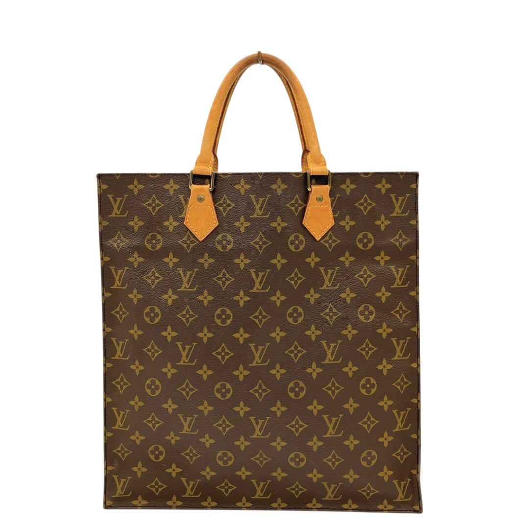 【LOUIS VUITTON】サックプラ　モノグラム　トートバッグ　PVC