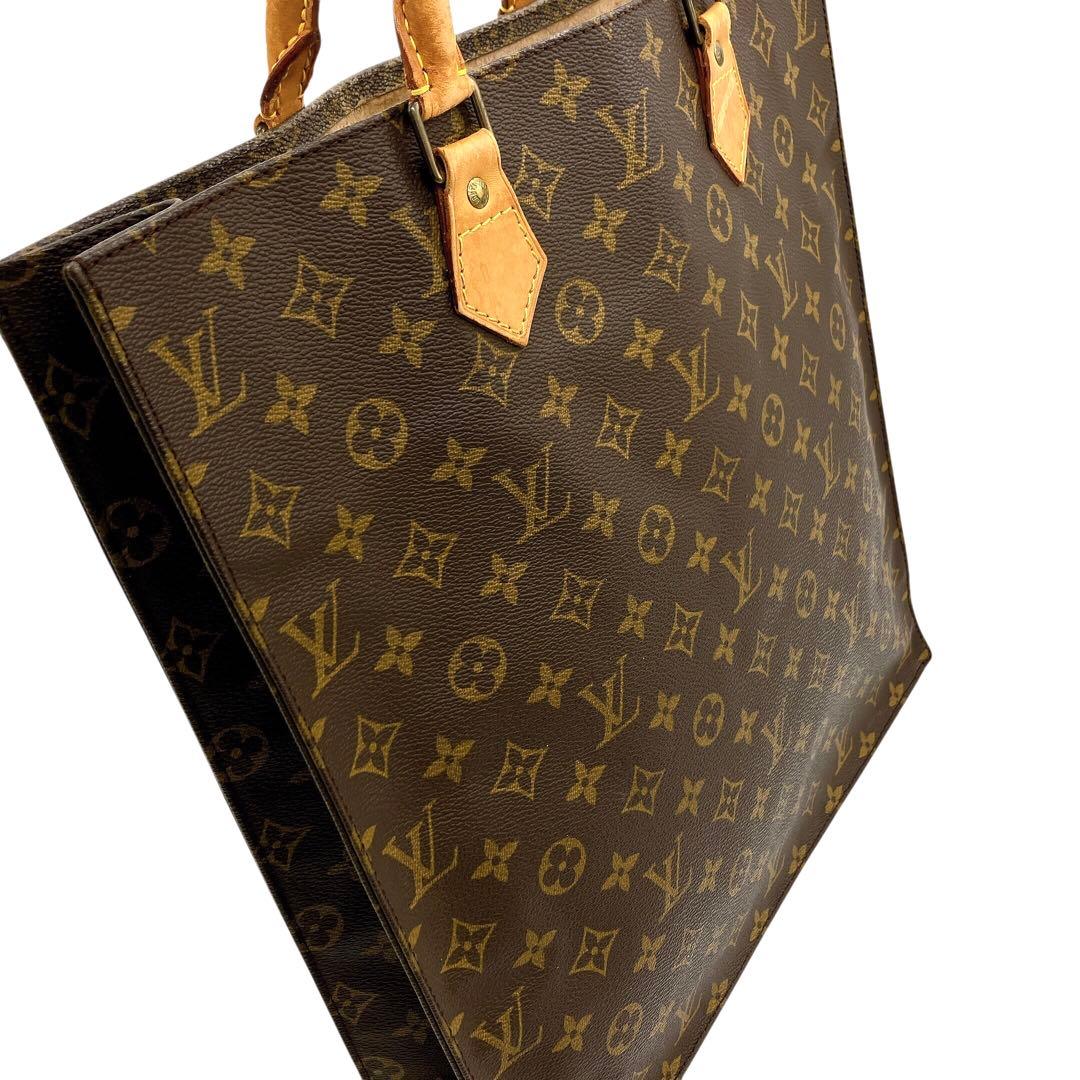 【LOUIS VUITTON】サックプラ　モノグラム　トートバッグ　PVC