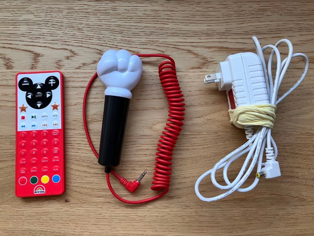 DWE ミッキーマウスブルーレイメイト　本体＋リモコン　動作確認済