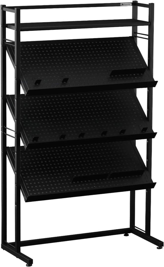 新品未開封　Bauhutte　ゲーム機ディスプレイラック　BHS-800G-BK