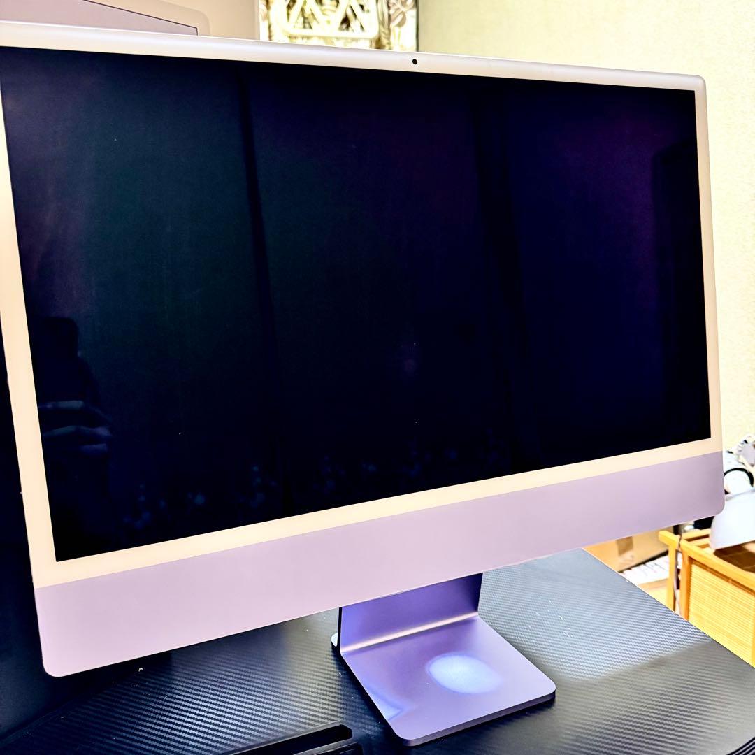 【りょ様ご成約】iMac M1 2021 16GB 512GB パープル