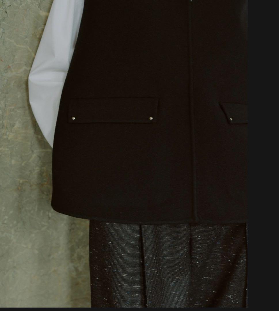 OHGA オーガ WOOL VEST ウール ベスト ブラック 新品 タグ付き
