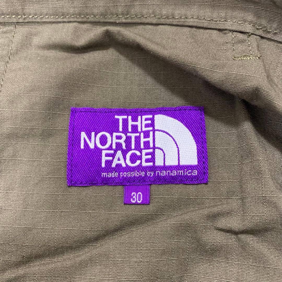 【ノースフェイス】 パープルレーベル　リップストップワイド　カーゴパンツ　w30