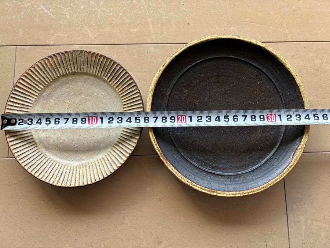 ⭐︎新品未使用⭐︎額賀章夫⭐︎お皿⭐︎２枚セット⭐︎プリーツ⭐︎