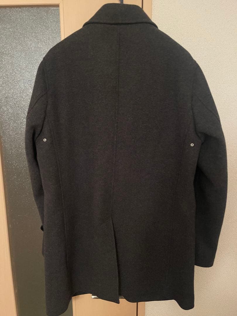 SHIPS シップス　シングルPコート　チャコールグレー　XLサイズ ピーコート