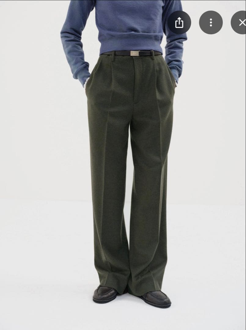 週末値下げ【新品未使用に近い】オーラリー/AURALEE スラックス