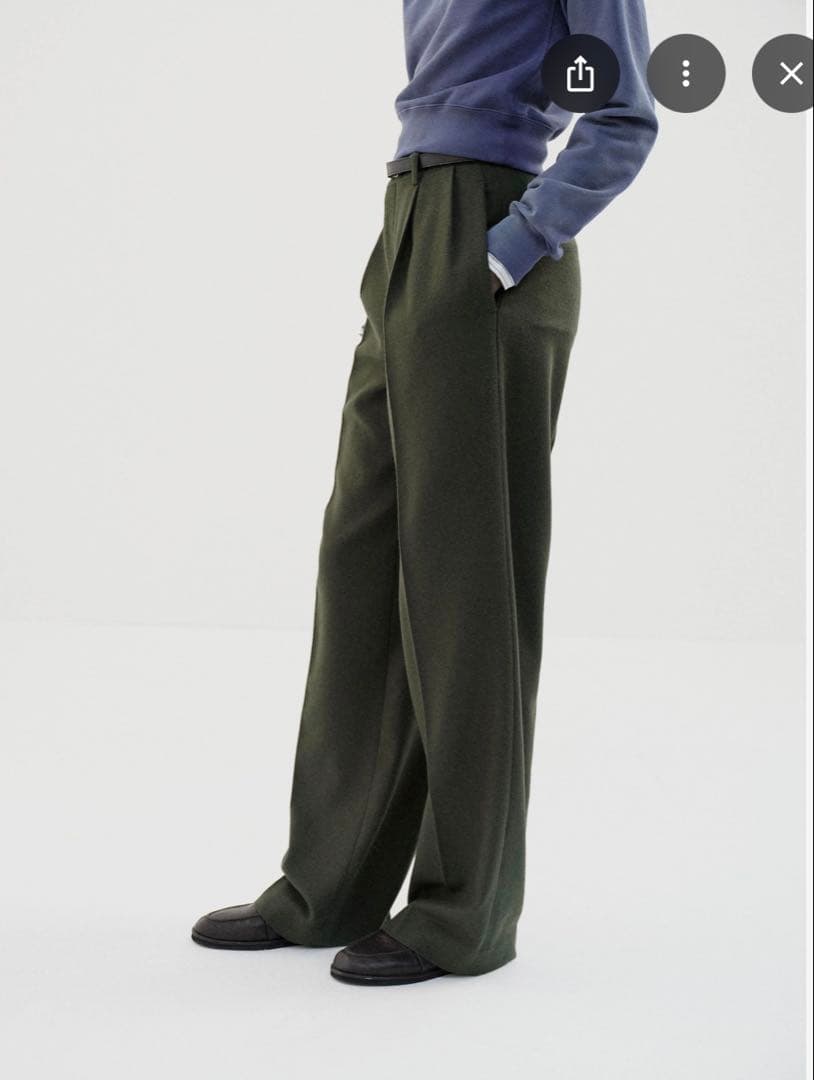 週末値下げ【新品未使用に近い】オーラリー/AURALEE スラックス