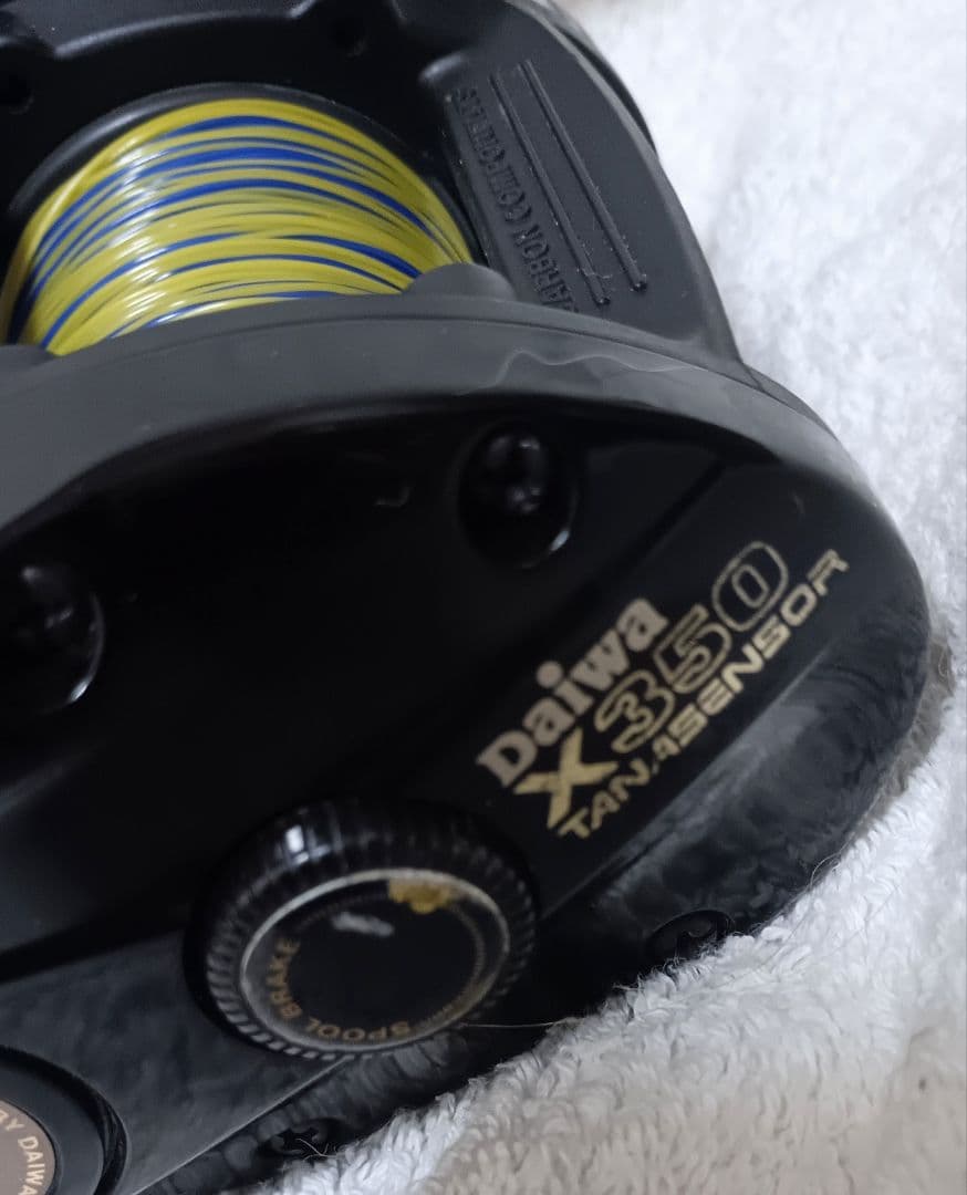 ダイワタナセンサーX350デジタル深度カウンター付両軸リールまとめて2台