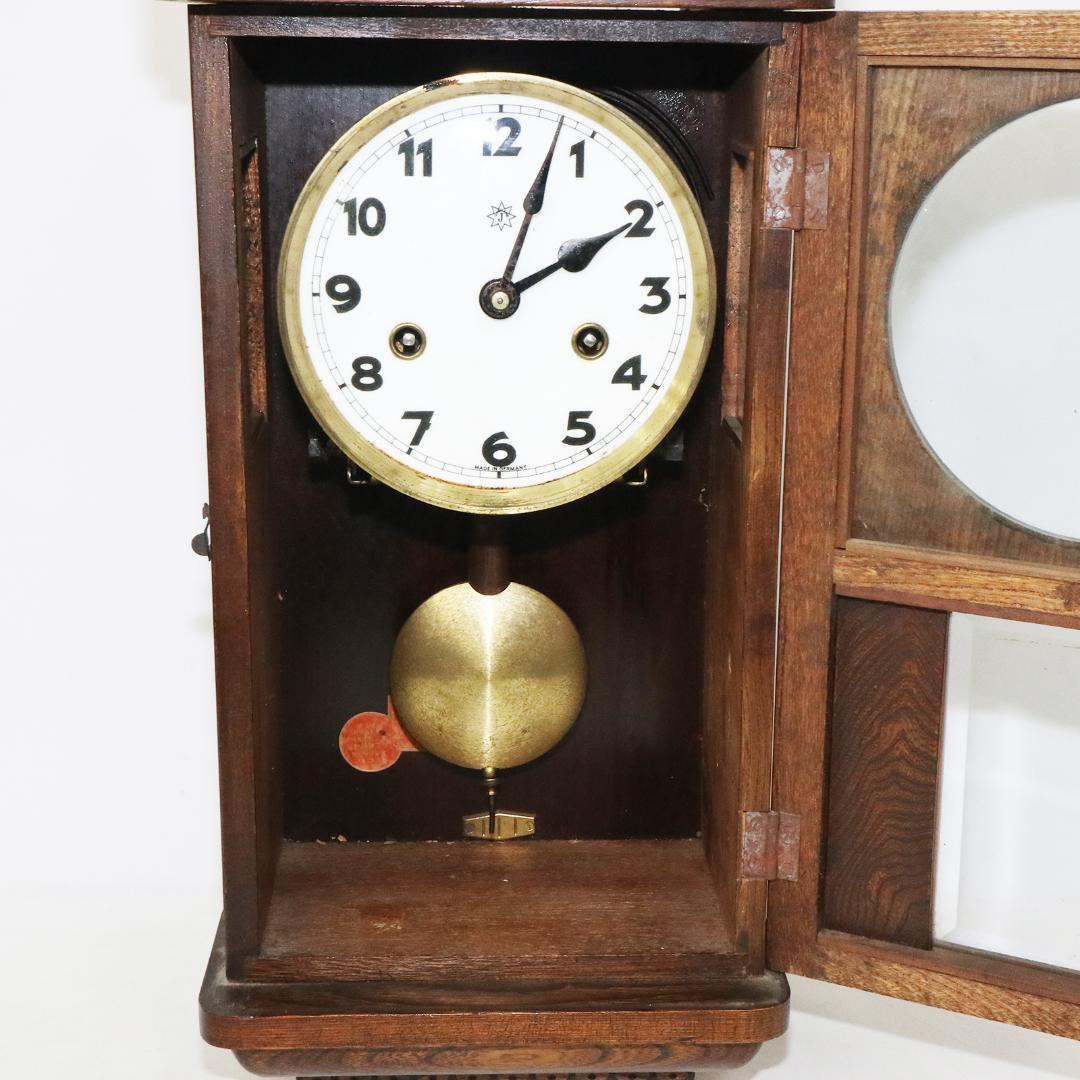 ドイツ製 JUNGHANS ユンハンス 柱時計 手巻