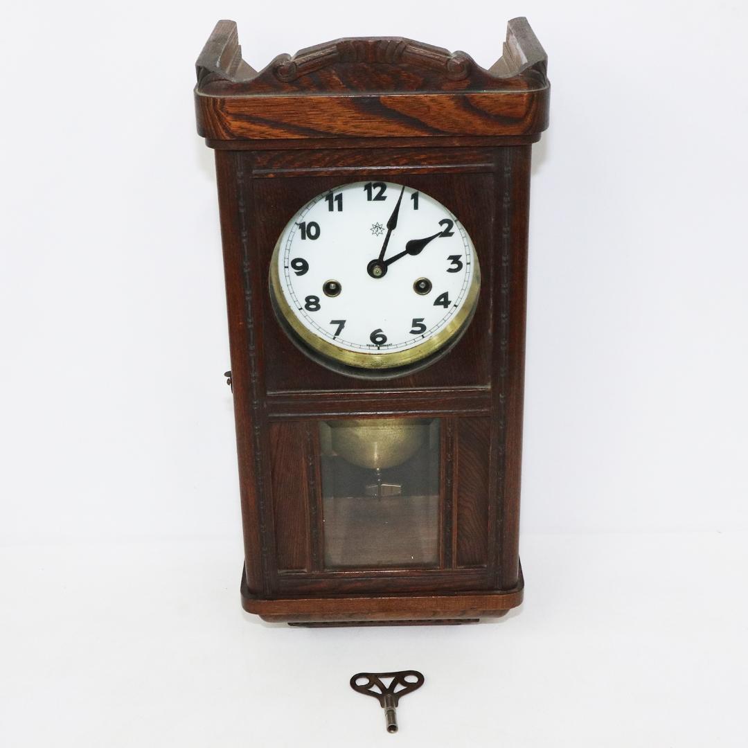 ドイツ製 JUNGHANS ユンハンス 柱時計 手巻