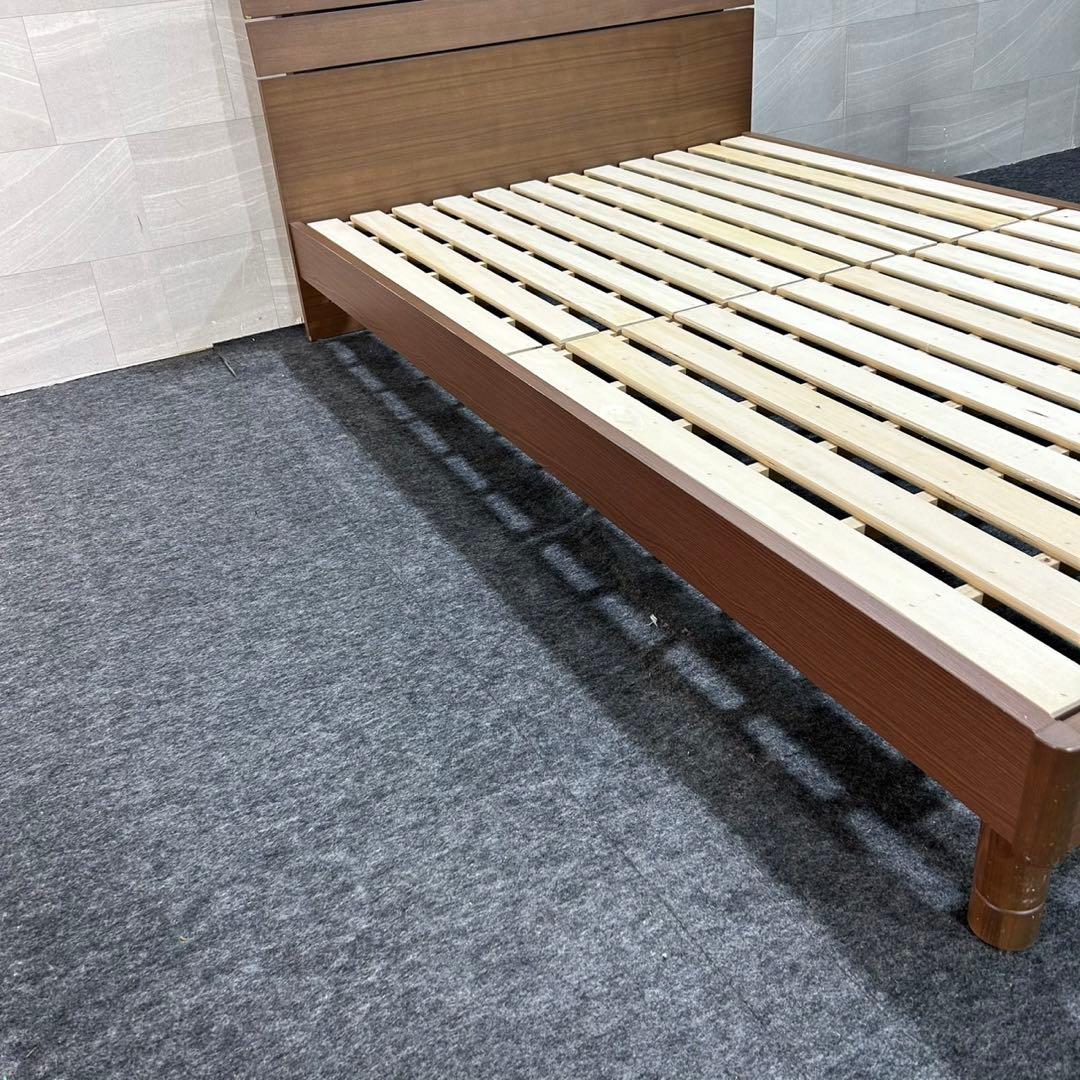 NITORI ベッドフレーム セミダブル シンプル コンセント付き d3606