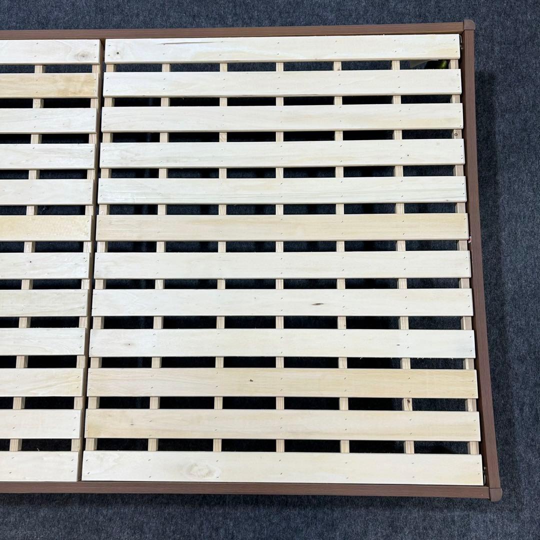 NITORI ベッドフレーム セミダブル シンプル コンセント付き d3606