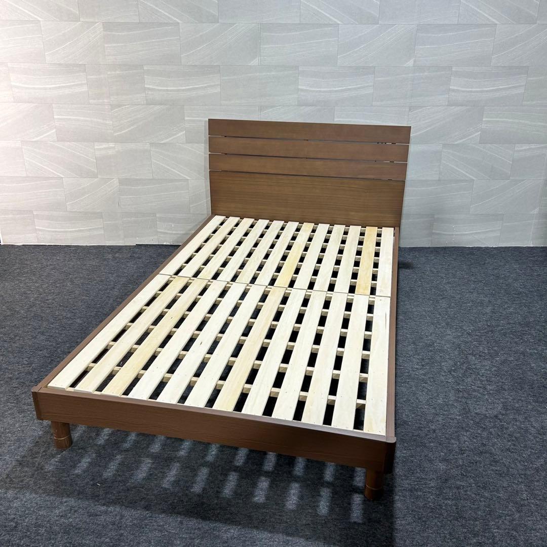 NITORI ベッドフレーム セミダブル シンプル コンセント付き d3606