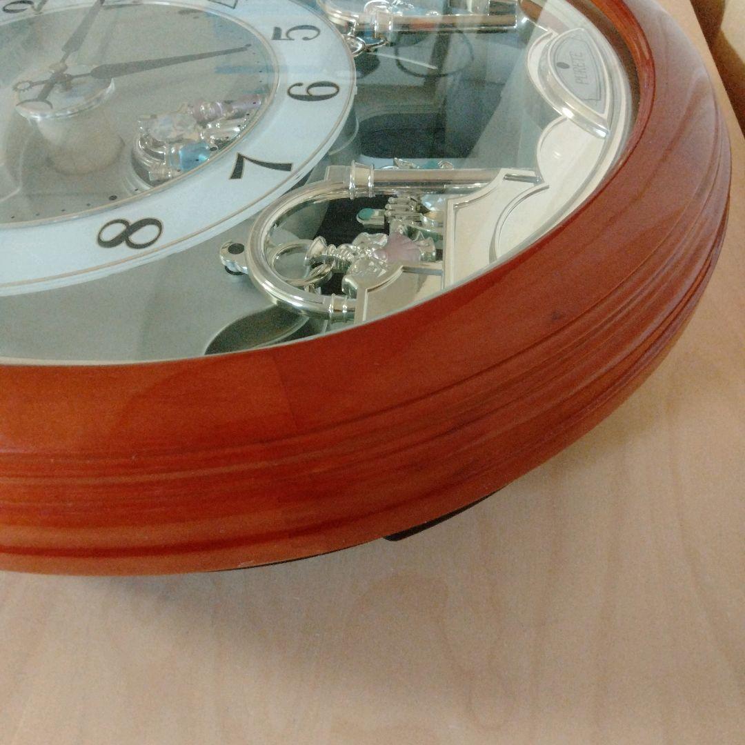 ✦希少✦RHYTHM　からくり時計　掛時計 　スモールワールド　4MY623RB