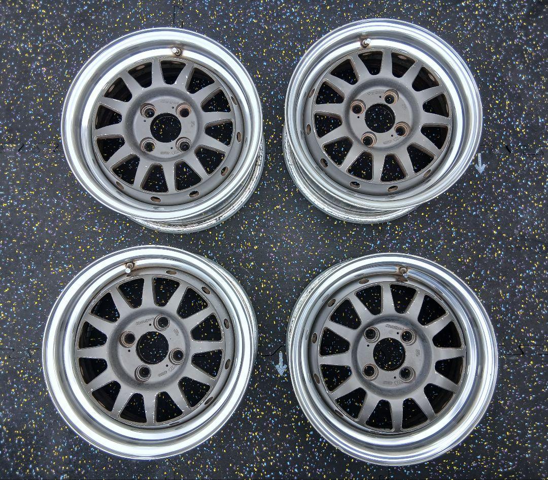 WEDS SPORTS クラゲ14インチホイールのみPCD100 4穴 4個