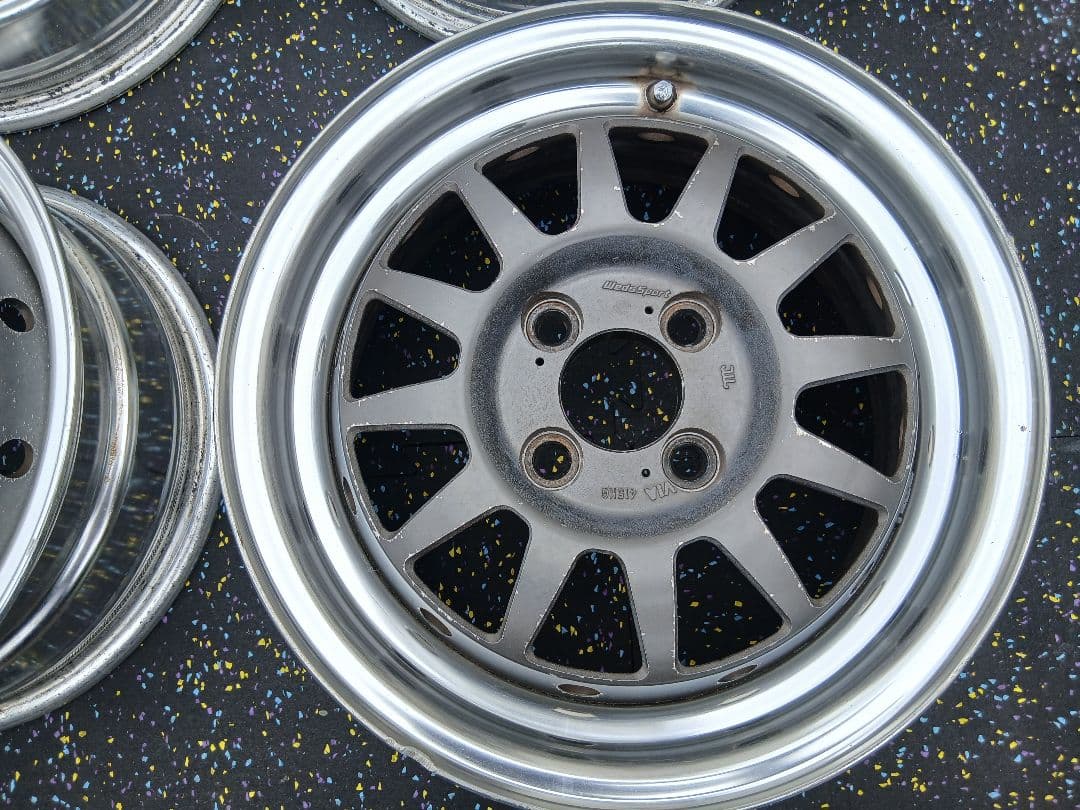 WEDS SPORTS クラゲ14インチホイールのみPCD100 4穴 4個