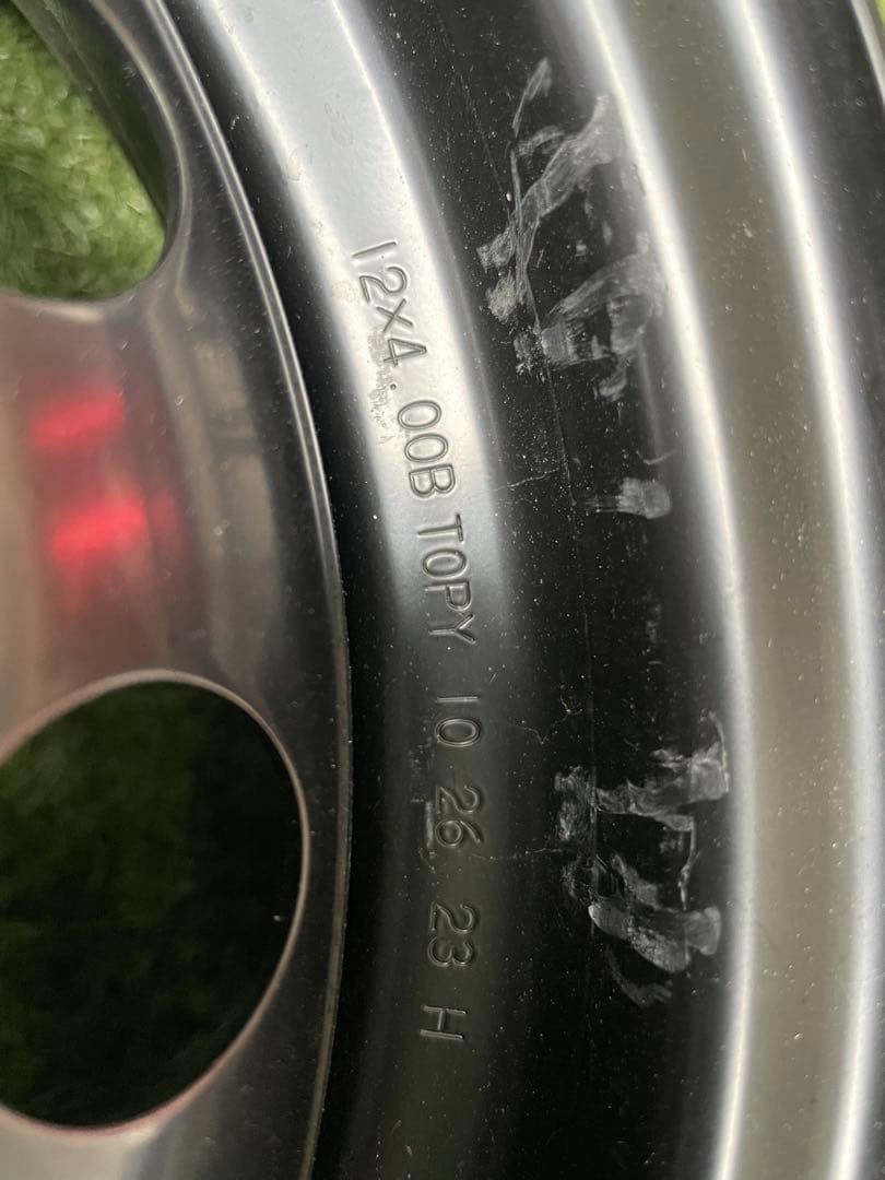 12インチ　鉄ホイール　ダイハツ純正