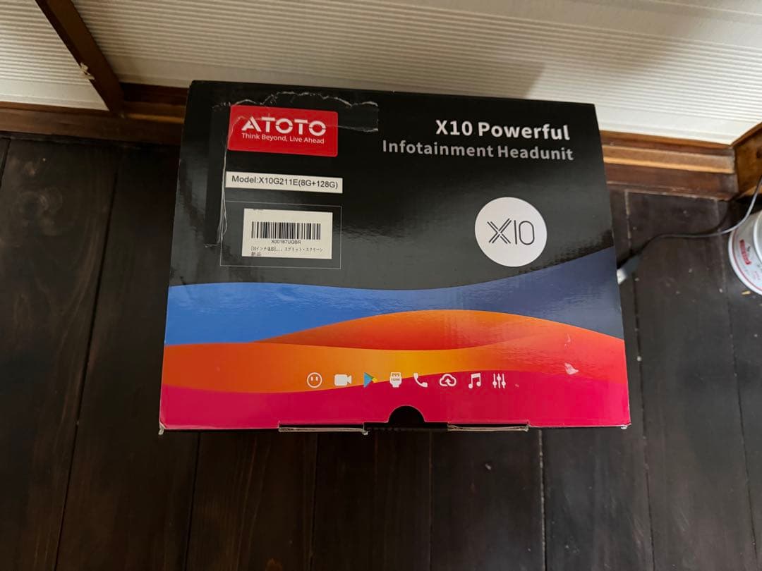 ATOTO X10 10インチ　カーナビ　G211E(8G＋128G)