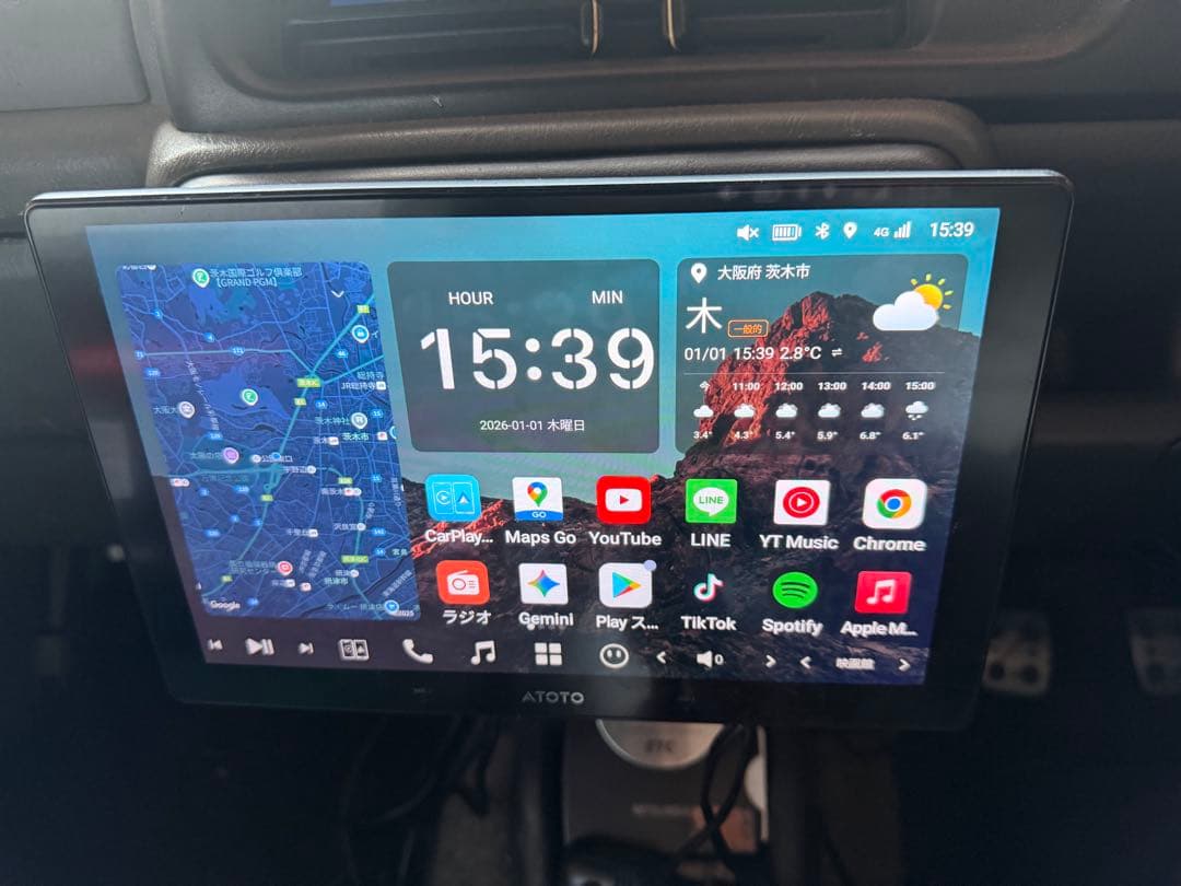 ATOTO X10 10インチ　カーナビ　G211E(8G＋128G)